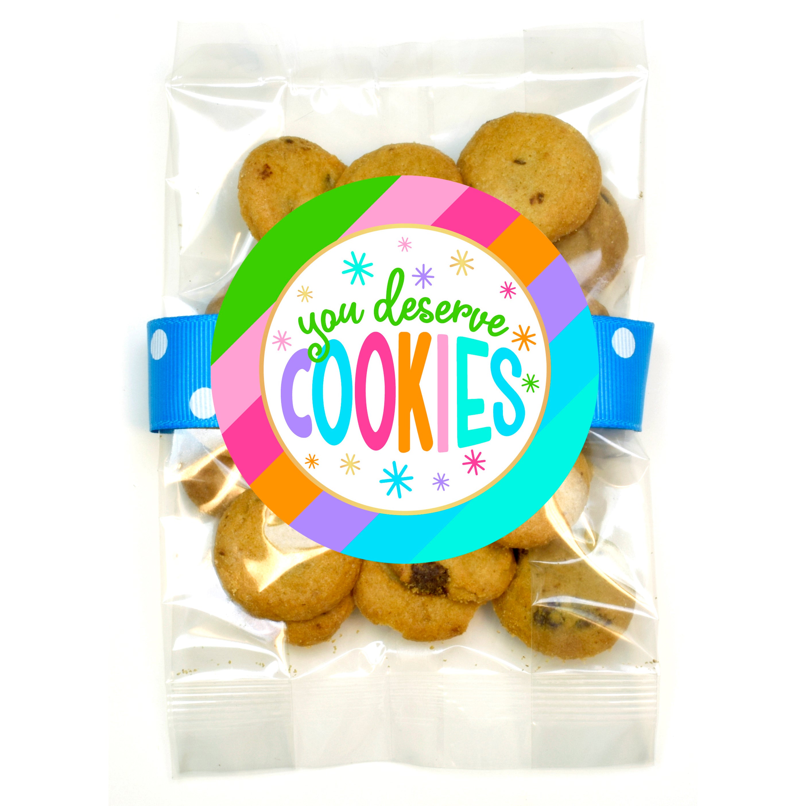 You Deserve Cookies, Bright Stripe - BSCO – Oh Sugar! Sweets