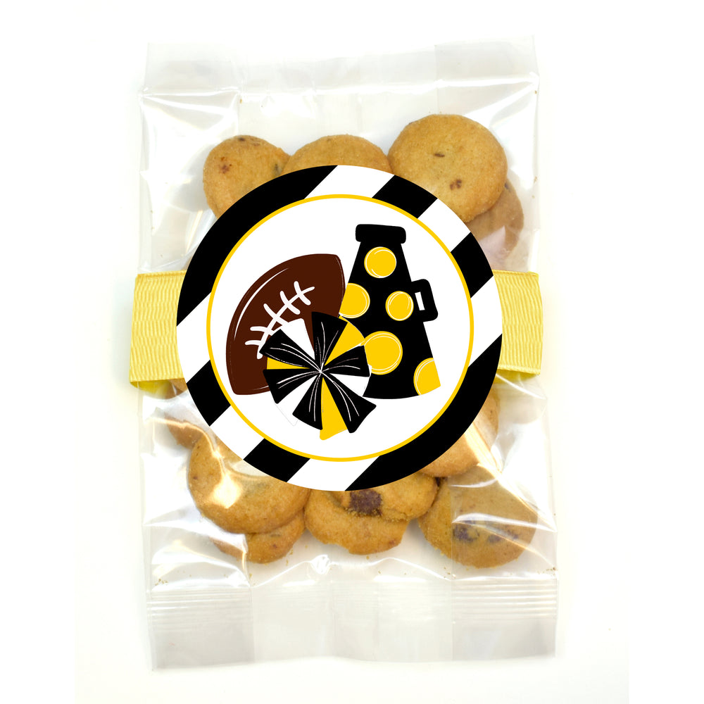 Football & Cheer, Black & Gold - FMO