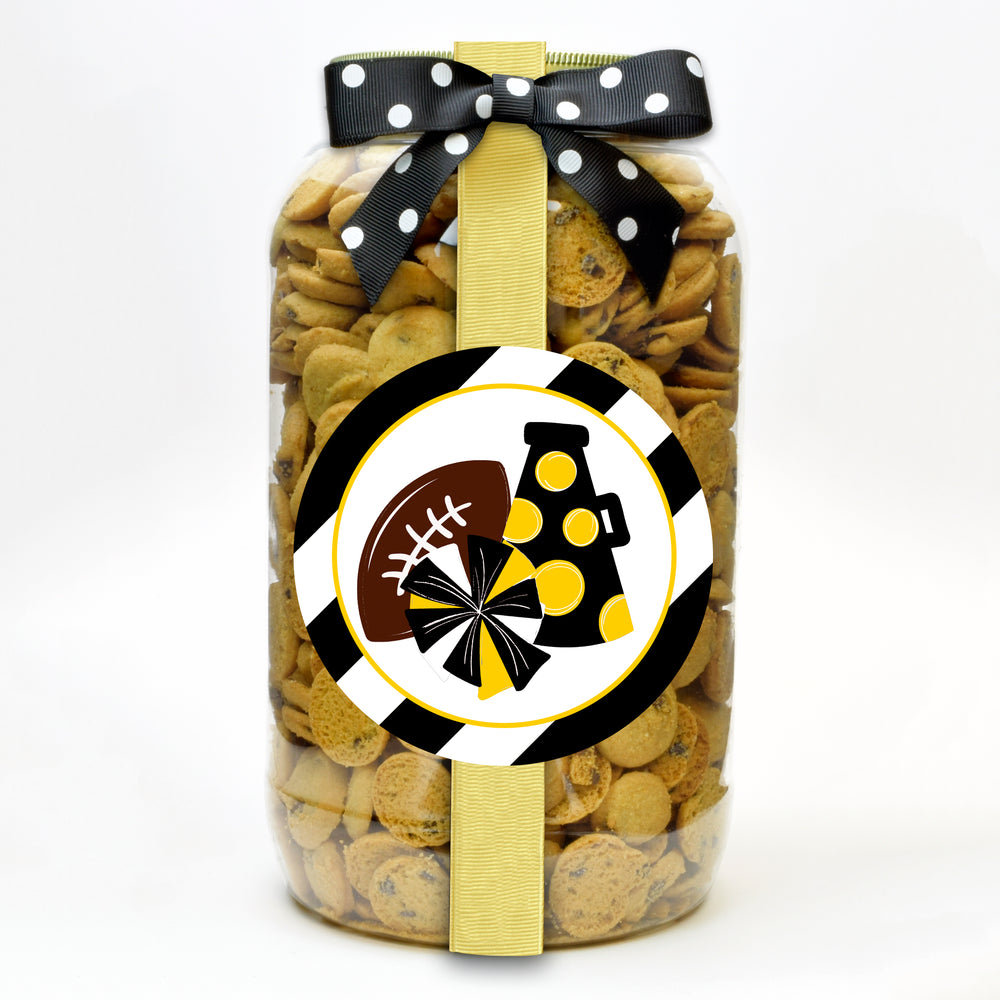 Football & Cheer, Black & Gold - FMO