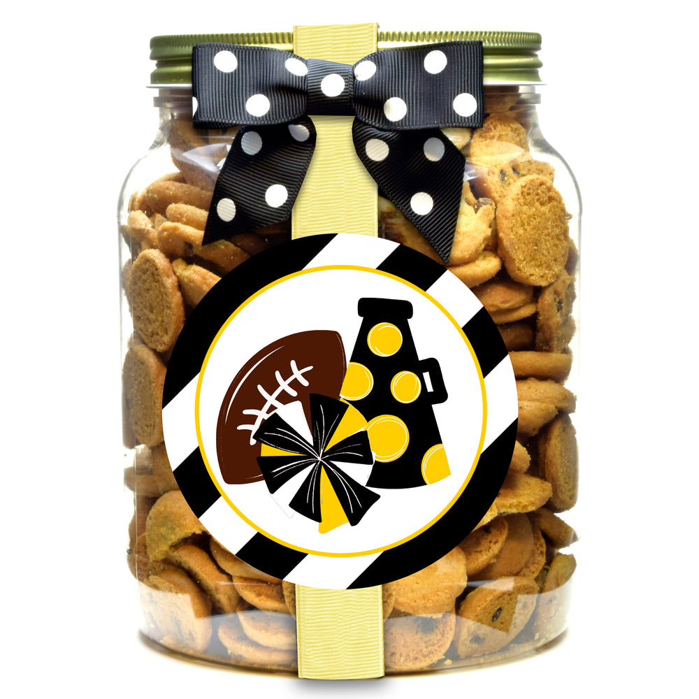 Football & Cheer, Black & Gold - FMO