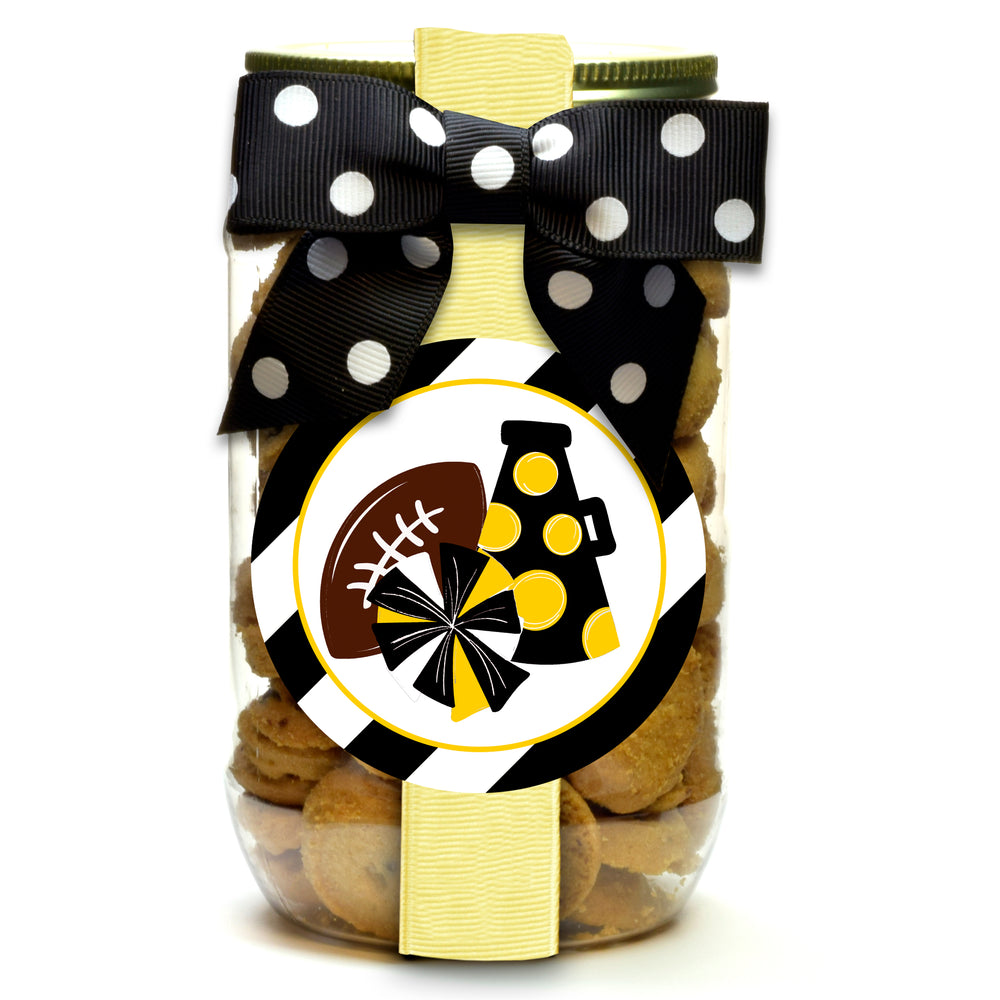 Football & Cheer, Black & Gold - FMO