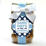 Game Day Cookies, Light Blue, Navy & White - GDNC