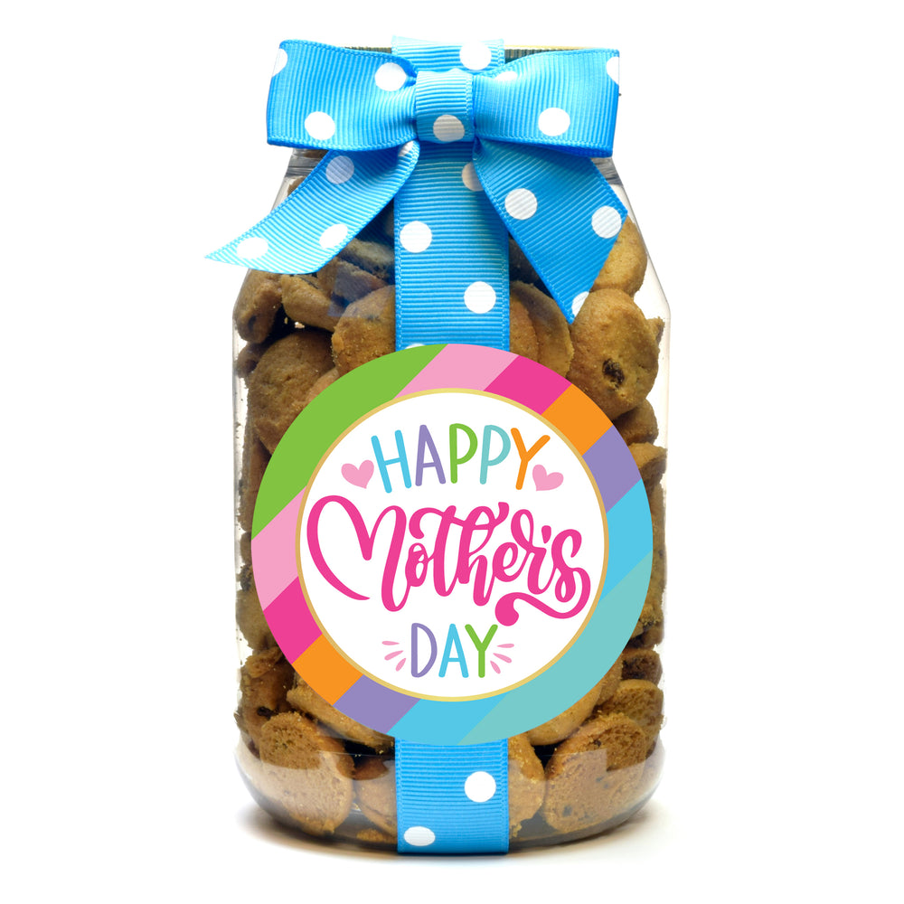 Chocolate Chip - Bright Stripe Happy Mother's Day
