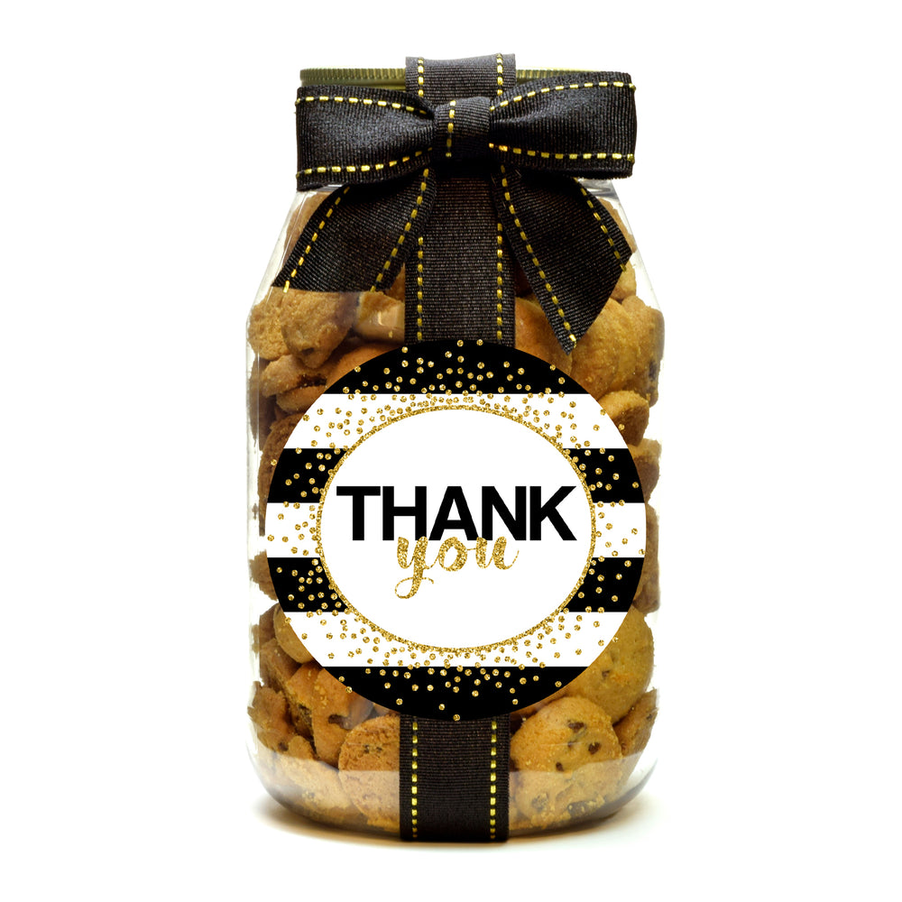Chocolate Chip - Gold Confetti Thank You