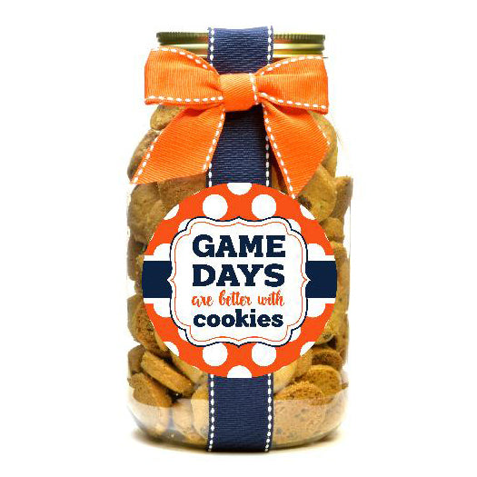 Game Day Cookies, Navy & Orange - GDAU