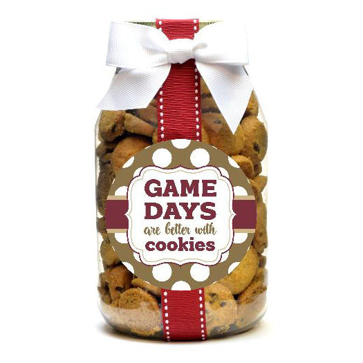 Game Day Cookies, Burgundy & Gold - GDFS