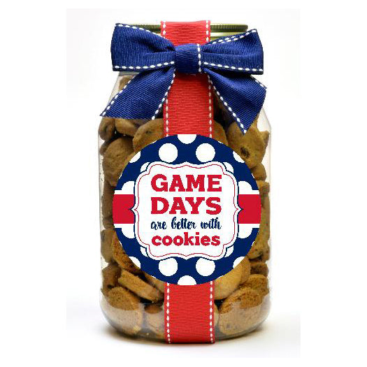 Game Day Cookies, Red & Navy - GDOM