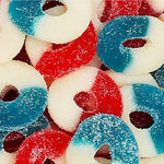 Candy - Hooray for the Red, White & Blue, Freedom Gummy Rings - HRWB