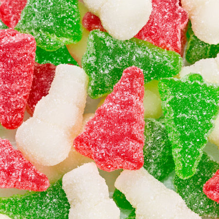 Sanded Gummy Trees & Snowman - GCTS