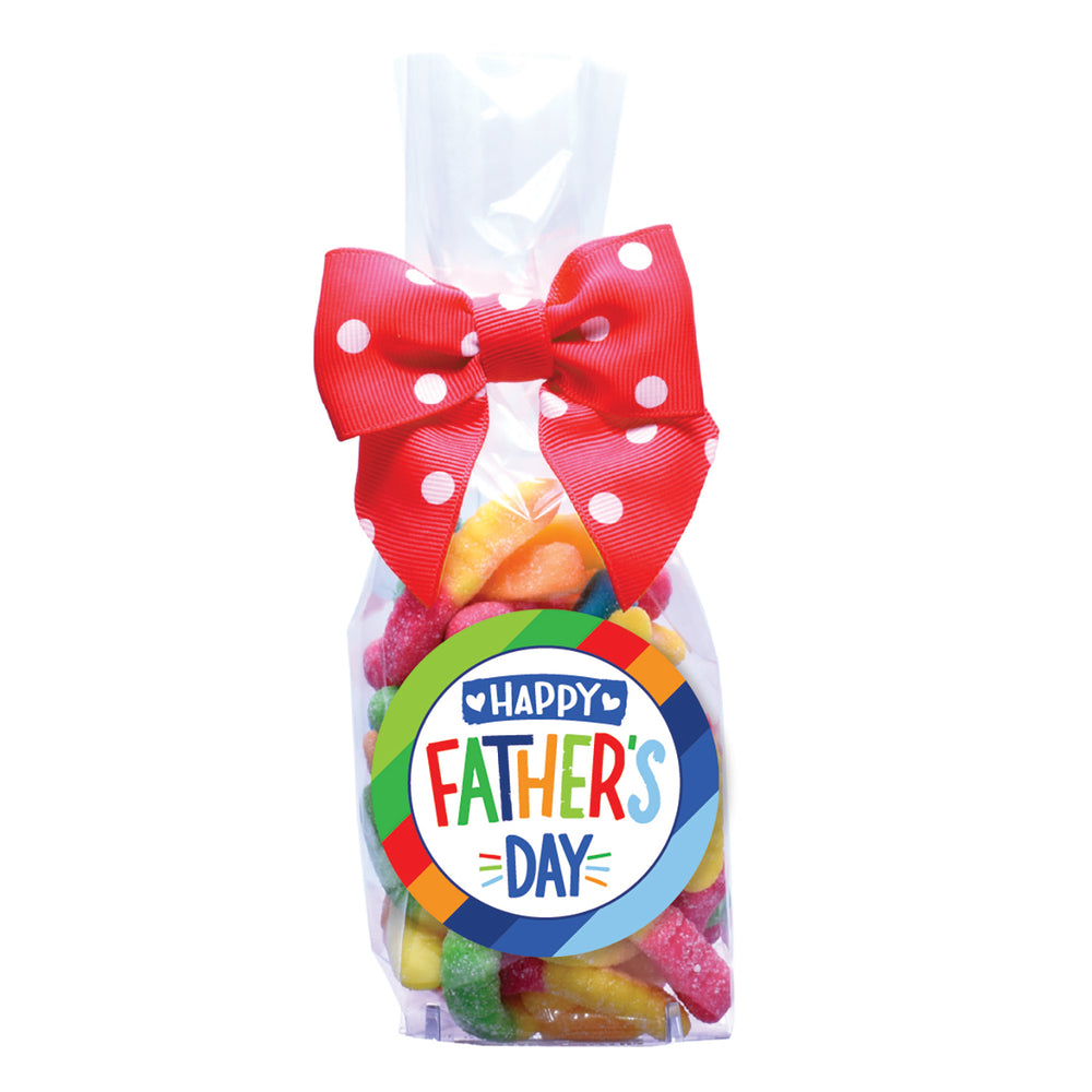 Candy - Father's Day, Sour Sanded Gummy Worms - SFD
