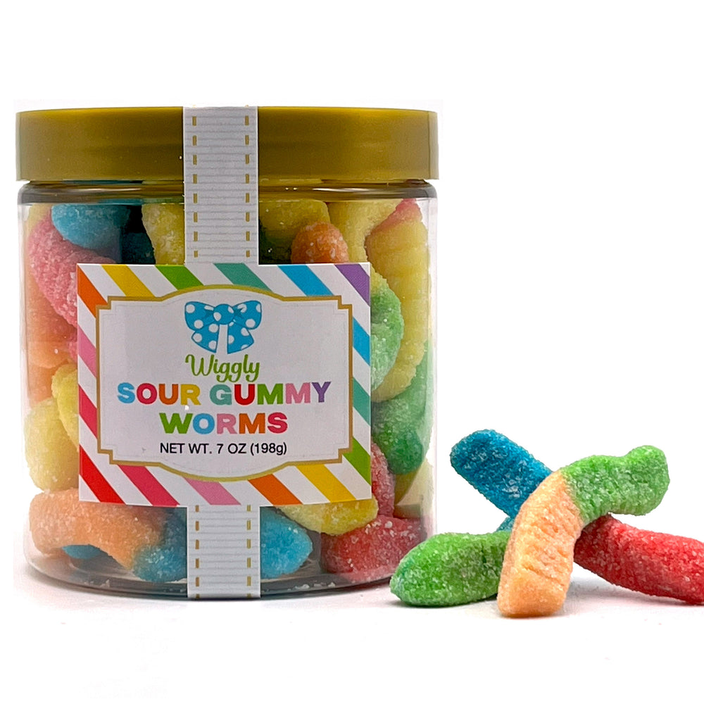 Candy - Everyday Sour Sanded Gummy Worms Sugar Stacks