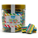 Candy - Everyday Sanded Rainbow Gummy Bricks Sugar Stacks