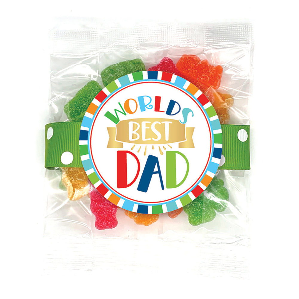 Candy - Father's Day, Sour Sanded Gummy Bears - WBD