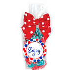 Candy - Enjoy! Red, White & Blue, Peace & Love Swirl Gummy Bears - ERB