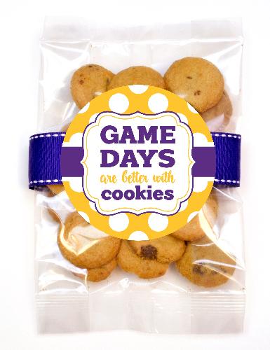 Game Day Cookies, Purple & Gold - GDLS