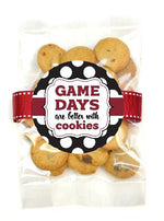 Game Day Cookies, Crimson, Black & White - GDSC