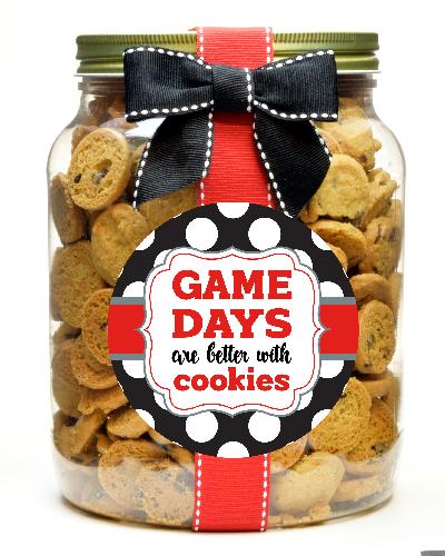 Game Day Cookies, Red & Black - GDGA