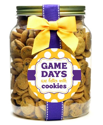 Game Day Cookies, Purple & Gold - GDLS