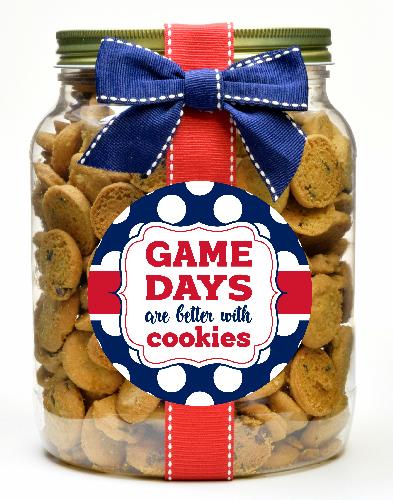 Game Day Cookies, Red & Navy - GDOM