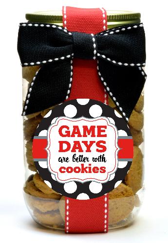 Game Day Cookies, Red & Black - GDGA