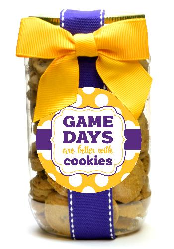 Game Day Cookies, Purple & Gold - GDLS