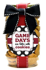 Game Day Cookies, Crimson, Black & White - GDSC